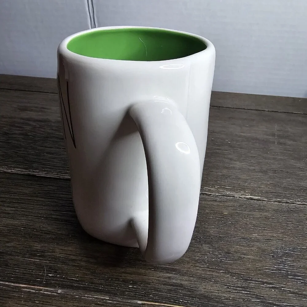 Rae Dunn Artisan Green Tea Mug Green Interior Magenta Farmhouse